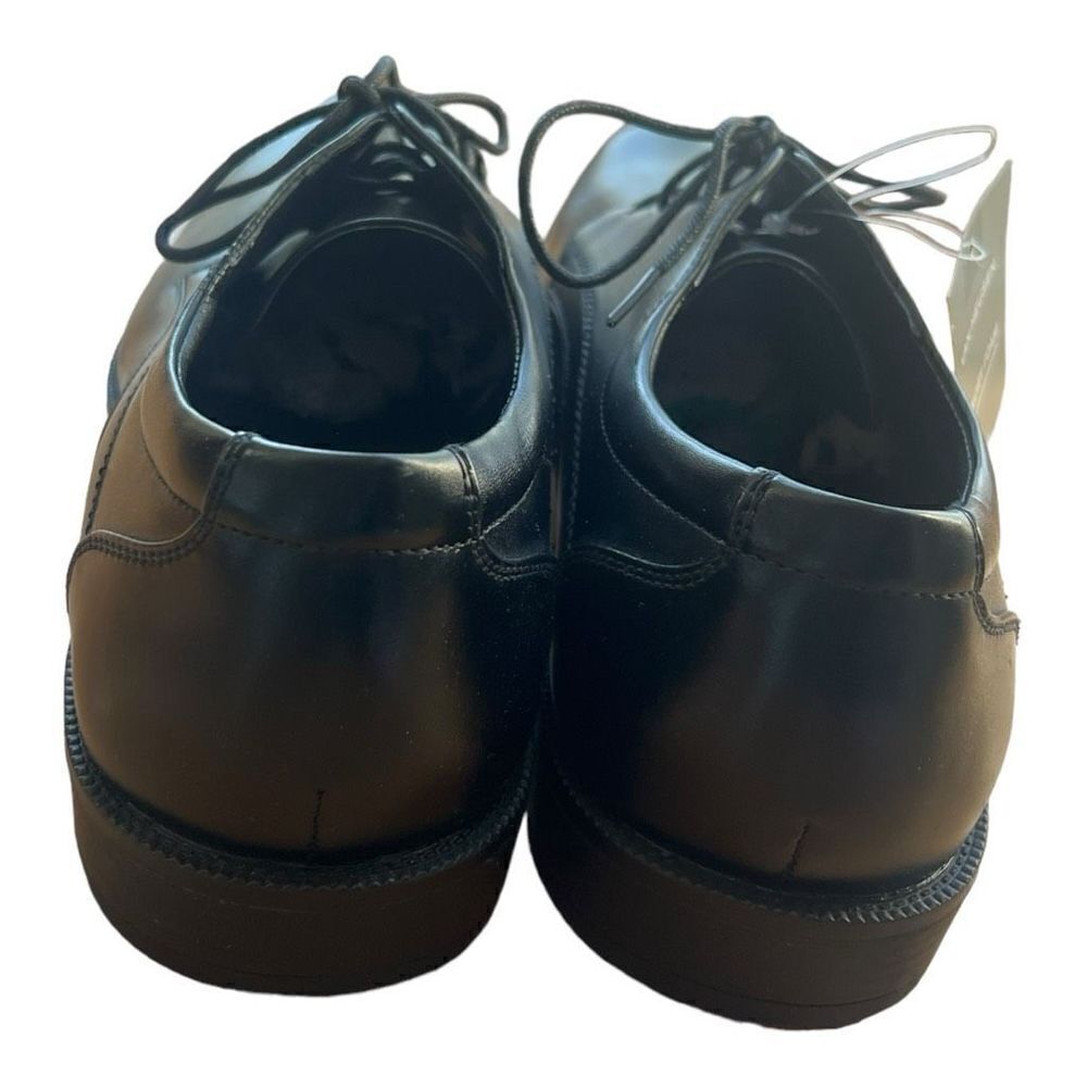 NWOB Van Heusen Larry Black Oxford Lace Up Dress Shoes Memory Foam sz 13 - Picture 4 of 8